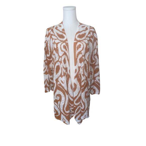 Chico's Knit Open Front Knit Cardigan Sweater Chicos sz 3 XL - Picture 1 of 10